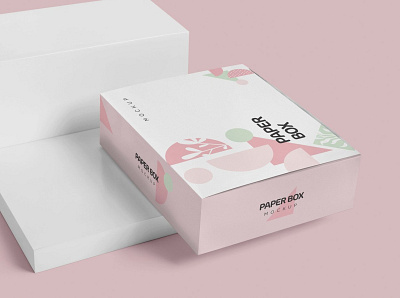 Wide Rectangular Paper Box Mockups box box mockup box mockups design mock up mockup mockup set mockups package package design packaging paper paper box paper box mockup paper box mockups psd rectangular simple template wide