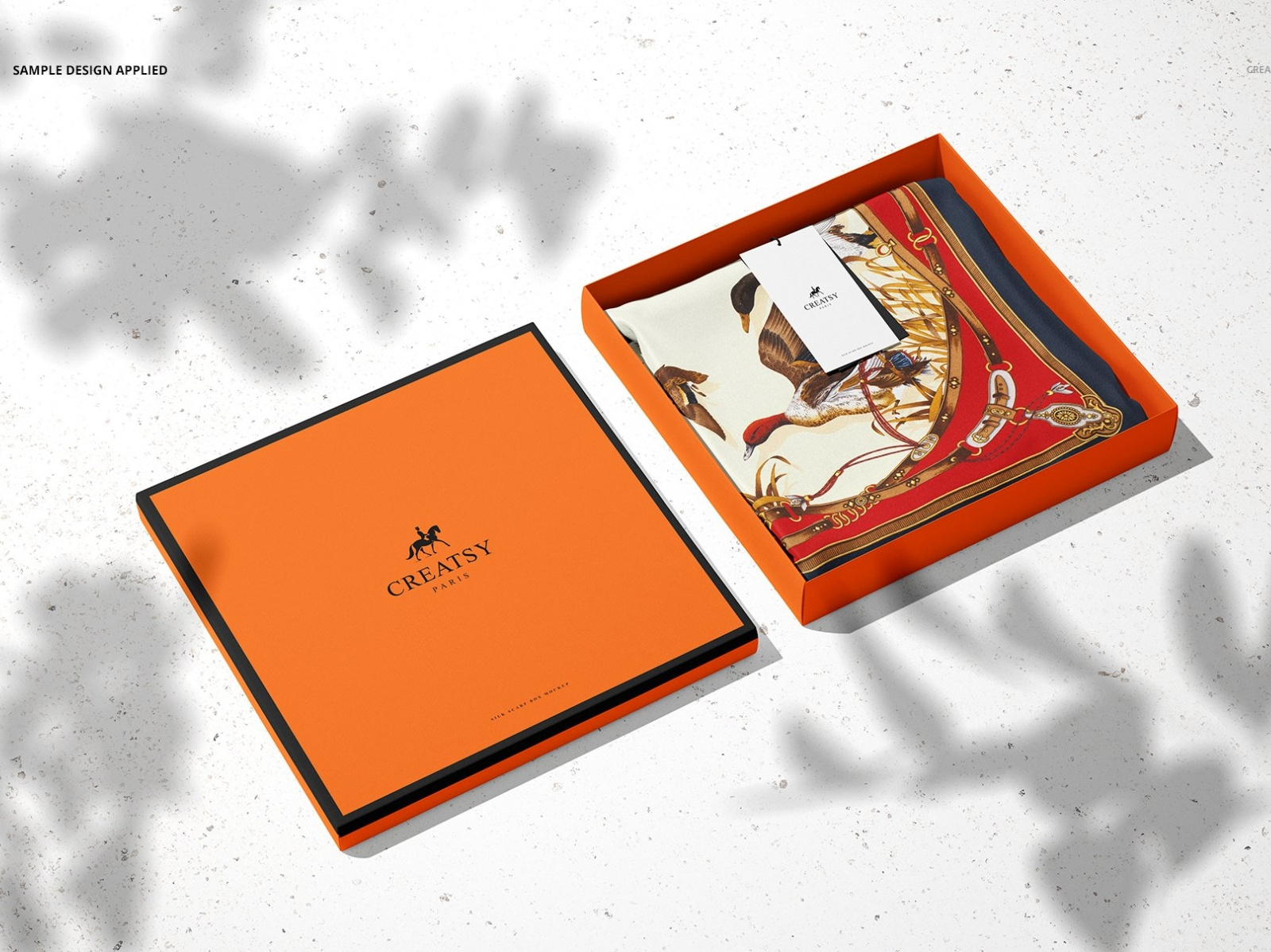 Download Silk Scarf Box Mockup Set by Mockup5 on Dribbble