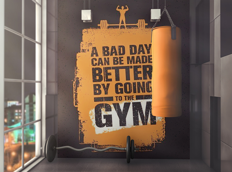 Download Gym Advertising Mockup by Mockup5 on Dribbble