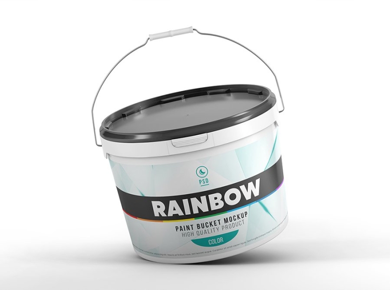 Download Plastic Paint Bucket Mockup by Mockup5 on Dribbble