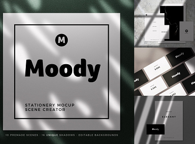 Moody Stationery Mockups blog blogger branding business card card design minimal mock up mockup mockup psd mockup set mockups moody moody stationery protfolio shop social media stationery stationery mockup template