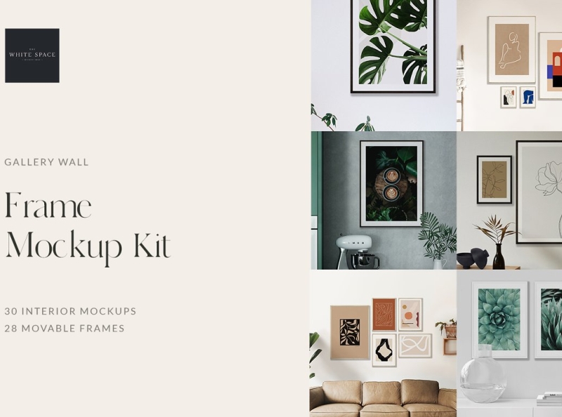 Download Frame Mockup Kit Pro By Mockup5 On Dribbble PSD Mockup Templates