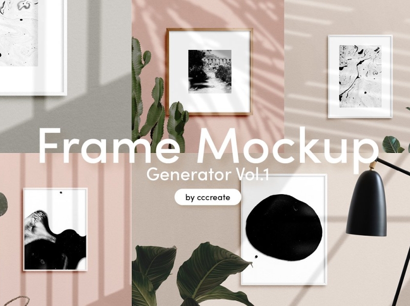 Download Poster Frame Mockup Generator By Mockup5 On Dribbble
