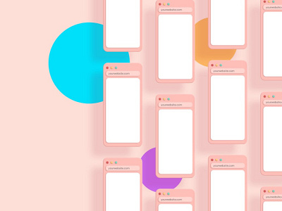 Simple 3D Browser Mockup branding browser color design minimal mock up mockup mockups multipurpose professional responsive simple simple design simple illustration template ui user interface ux web design website