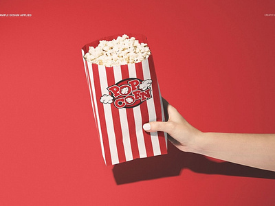 Download Popcorn Paper Bag Mockup Set By Mockup5 On Dribbble