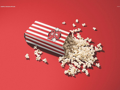 Download Popcorn Paper Bag Mockup Set By Mockup5 On Dribbble