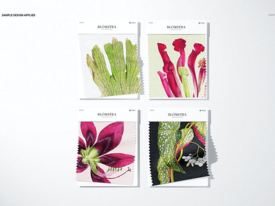 Fabric Swatches Mockup Set By Mockup5 On Dribbble