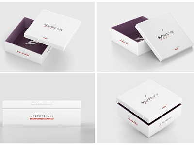 Square Box Mockup box box design box mockup box mockup set box mockups branding design minimal mock up mockup mockups package packaging packaging design psd simple square square box square box mockup template