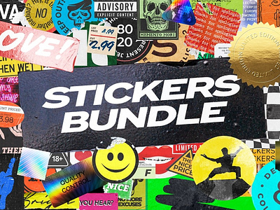 Download Sticker Mockup Bundle Logo Branding By Mockup5 On Dribbble