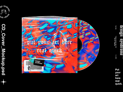 Cd Cover Mockup + Plasctic Wraps. branding cd cd case cd cover cd cover design cd cover mockup cover cover mockup covers design digital art gradient holographic mock up mockup mockups plastic plastic wrap plastic wraps template