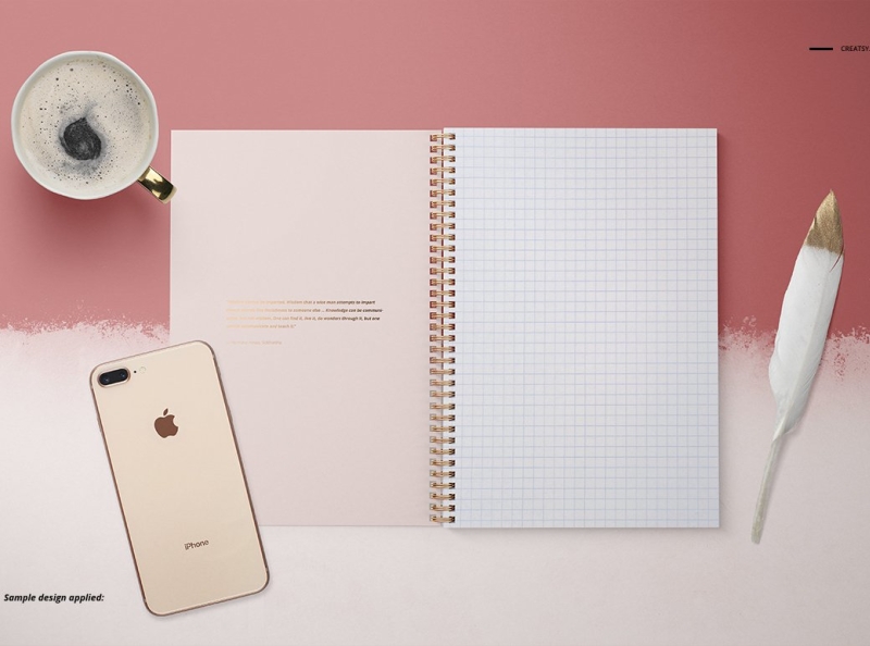 Download A4 Notebook Mockup Set by Mockup5 on Dribbble