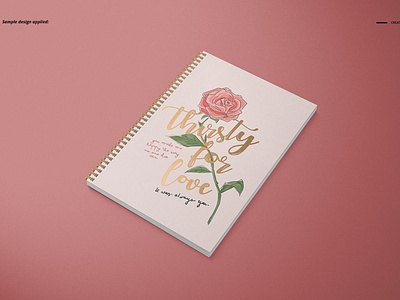 Download A4 Notebook Mockup Set By Mockup5 On Dribbble