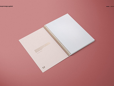 Download A4 Notebook Mockup Set By Mockup5 On Dribbble