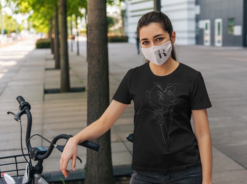 Download Face Mask & T-Shirt Mock-Up by Mockup5 on Dribbble