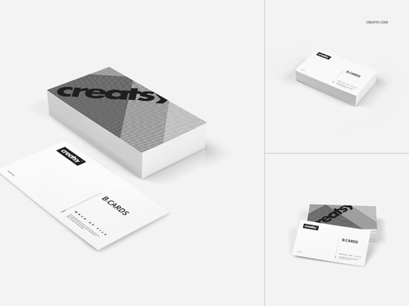 Download Business Cards Mockup Set By Mockup5 On Dribbble PSD Mockup Templates
