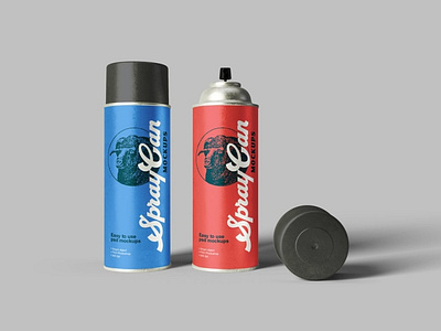 Download Spray Can Mockups By Mockup5 On Dribbble