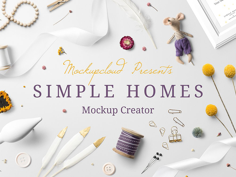 Simple Homes Mockup Creator by Mockup5 on Dribbble