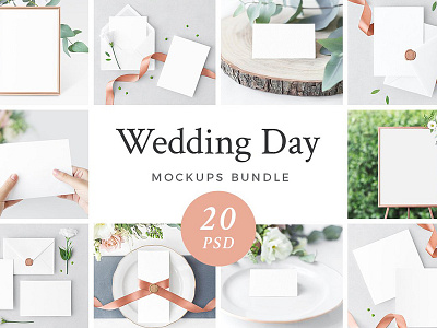 Wedding Day Mockups Bundle bundle mocku up mockup5 mockups mockups bundle stationary template wedding day wedding day mockups wedding mockups wedding stationary wedding template