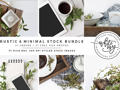 Rustic & Minimal Styled Stock Bundle branding images hero image high res minimalist stock images stock stock images styled styled photography styled stock bundle styled stock images