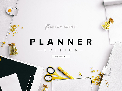 Planner Ed. Lite 1 - Custom Scene background branding bundle custom scene custom scene generator professional scene creator scene generator social media stock styled stock styled stock photography workspace bundle