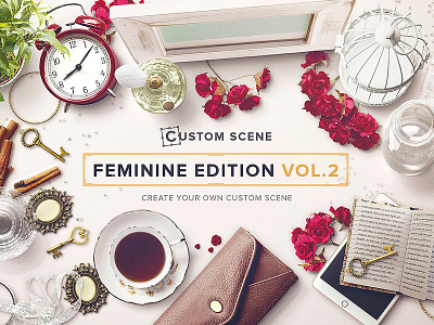 Feminine Ed. Vol. 2 - Custom Scene custom custom scene design desk fashion feminine feminine edition generator girl modern scene women