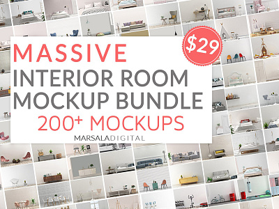 Download Interior Mockup Designs Themes Templates And Downloadable Graphic Elements On Dribbble PSD Mockup Templates