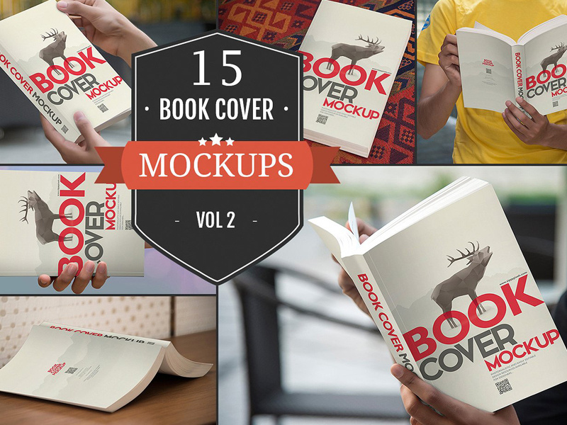 Download Paperback Book Cover Mockups By Mockup5 On Dribbble PSD Mockup Templates