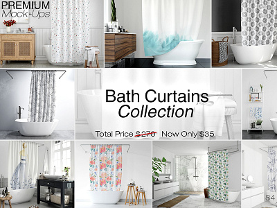 Shower Curtain Rod Designs Themes Templates And Able Graphic Elements On Dribbble Shower Curtain Rod Designs Themes, Design Shower Curtain Rods