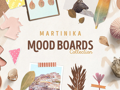 Martinika Mood Boards Collection blogger board branding designer mood mood boards moodboard natural organic paper phooshop texture