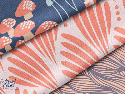 Cotton Fabric Mockup Set cotton cotton fabric mockup fabric material mockup mockup set print printable printing template wallpaper