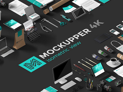 Mockupper Scene Generator Isometric corporate creative creator scene design header background hero image isometric isometric view mockup scene creator scene generator stationary