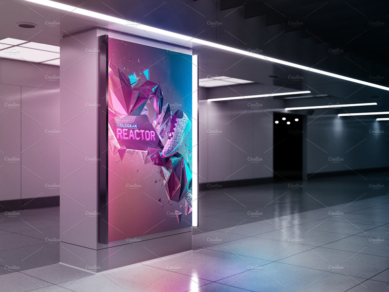 Download Billboard Mockup - Ad Station Series by Mockup5 on Dribbble