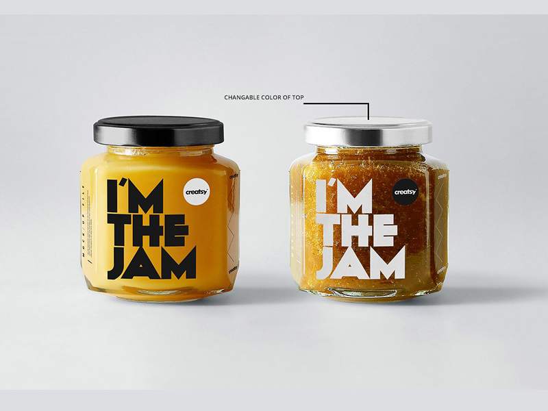 Download Jam Jar Mockups by Mockup5 on Dribbble PSD Mockup Templates