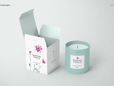 Candle Mockup Set v.2 box box mockup branding candle candle mockup candle mockup set design glass mock up mockup mockup set mockups packaging paclage print printing template