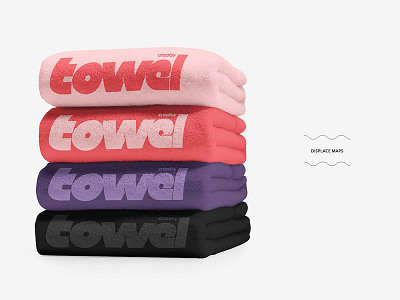 Towel Mockup Set branding design logo mock up mockup mockup set mockups print printing psd template towel towel mockup towel mockup set towel mockups towels towels mockup