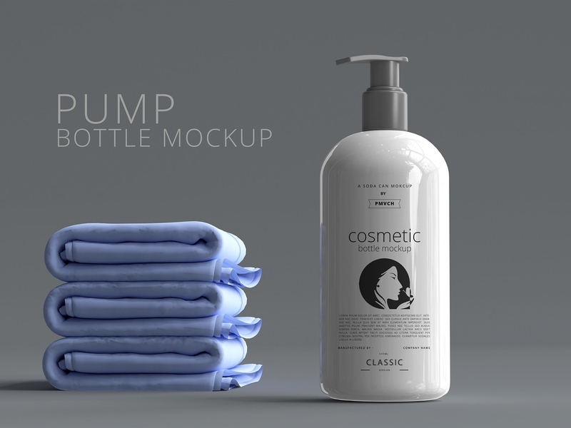 Download Pump Bottle Mockup by Mockup5 on Dribbble