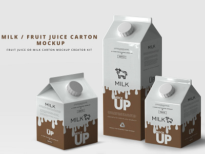 Milk / Fruit Juice Carton Mockup branding carton mockup design fruit juice fruit juice mockup milk milk carton mockup milk mockup mock up mockup mockup set mockups package package mockup package mockups packaging packaging mockup packaging mockups print template