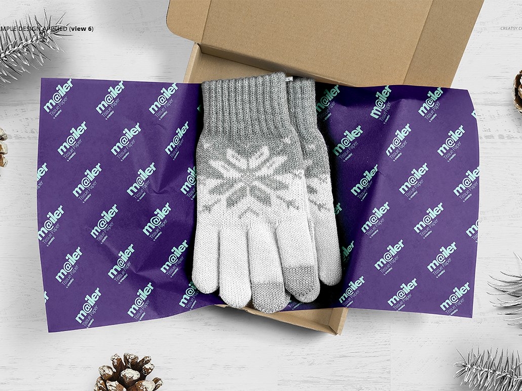 Download Mailing Wrapping Tissue Paper Mockup By Mockup5 On Dribbble
