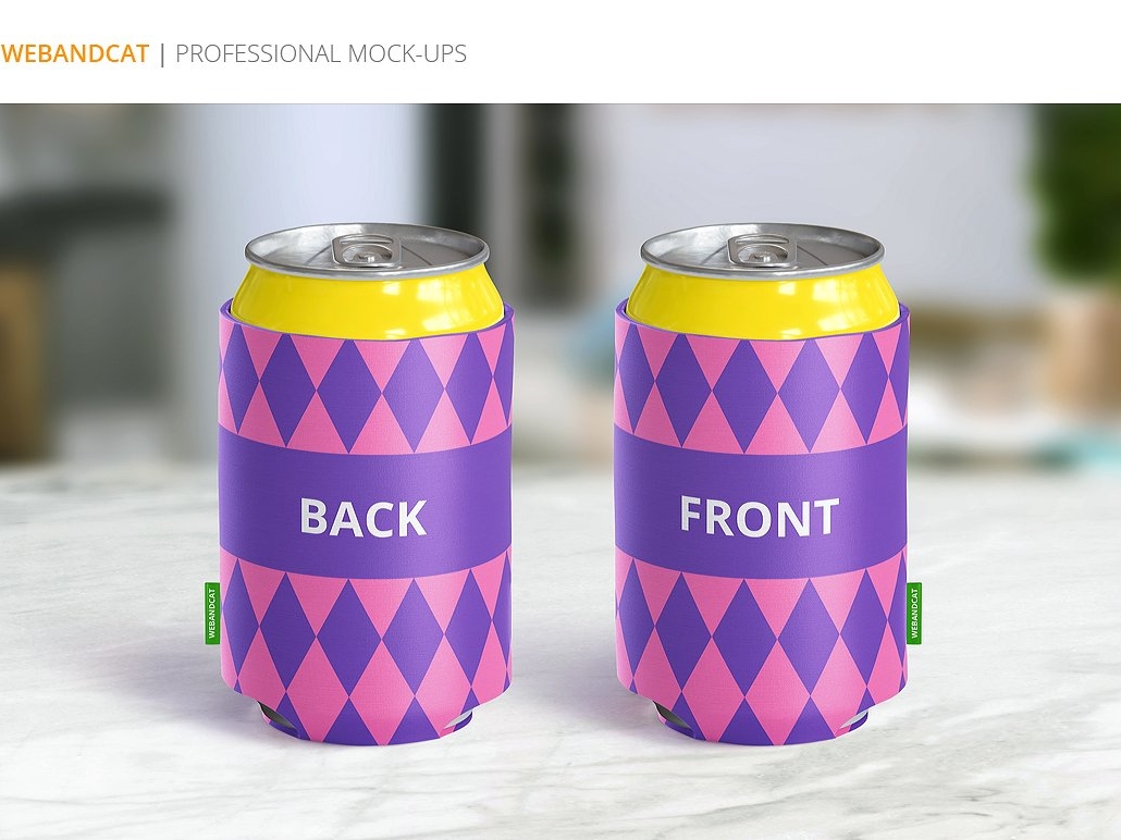 Download Can Koozie Mock Up By Mockup5 On Dribbble