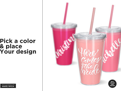 Download Acrylic Tumbler Mock Ups Set By Mockup5 On Dribbble