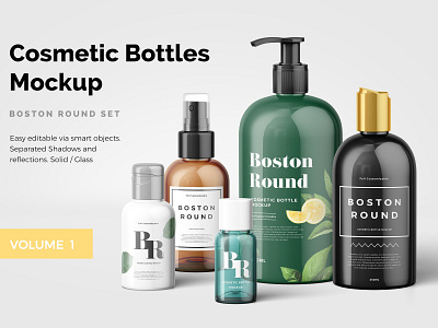 Download Bottle Mockup Designs Themes Templates And Downloadable Graphic Elements On Dribbble PSD Mockup Templates