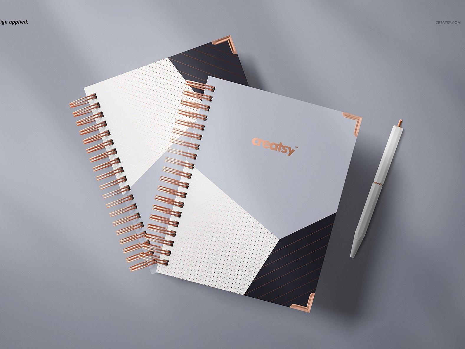 Download Wire Bound Book Mockup Free Download Mockup