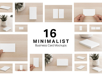 16 Minimalist Business Card Mockups blank brand branding business business cards card card mockups corporate interior minimal minimalist business card minimalist business cards minimalists mock up mockup mockups professional psd simple white