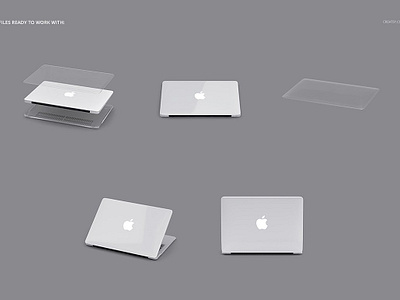 Download Macbook Clear Case Mockup Set By Mockup5 On Dribbble