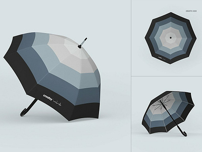 Umbrella Mockup Set advertising blank brand branding clean design gadget mock up mockup mockups open simple template umbrella umbrella mockup umbrella mockup set umbrella mockups umbrella template umbrellas white