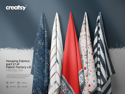 Hanging Fabrics Mockup By Mockup5 On Dribbble