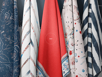 Download Hanging Fabrics Mockup By Mockup5 On Dribbble