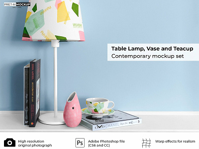 Download Lamp Vase Teacup Mockup By Mockup5 On Dribbble