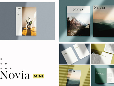 Novia Mini Magazine Mock-Up Kit advertising brand brand stationery branding business card mockup magazine magazine mock up magazine mock up kit magazine template mini mock up mockup mockups poster mockup print print design scene creator stationery mockup stationery mockups template