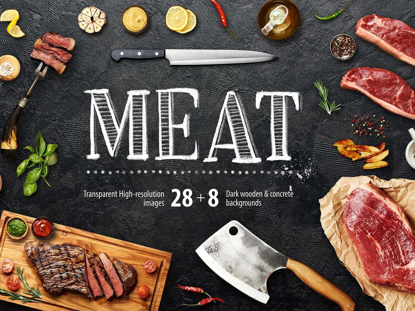 Food Mock Up Creator - Meat by Mockup5 on Dribbble